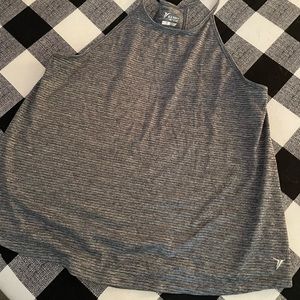 High neck work out top